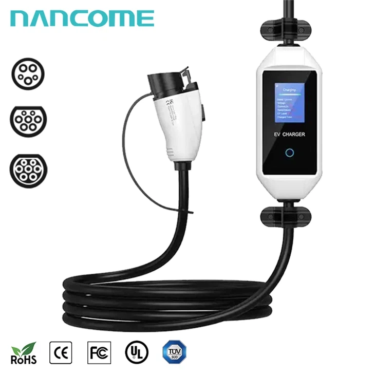 3,5 kW-os hordozható 2. szintű töltő