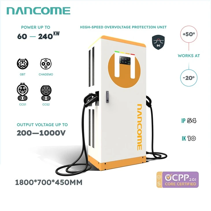 Electric Vehicle 240kw Dc Fast Charger Electric Vehicle 240kw Dc Fast Charger